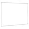 MasterVision Anti-Microbial Magnetic Gold Ultra Dry Erase Board with White Lacquered Aluminum Frame, 3 x 4 ft.